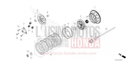EMBRAYAGE GB350SS de 2025